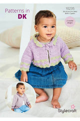 Stylecraft Bambino DK Pattern 10235 - Crochet Cardigans