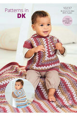 Stylecraft Bambino DK Pattern 10237 - Crochet Tops & Blankets