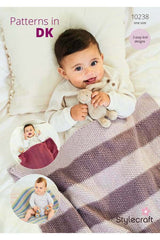 Stylecraft Bambino DK Pattern 10238 - Blankets