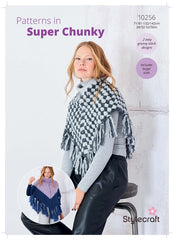 Stylecraft Cloudlike Super Chunky Pattern 10256 - Crochet Ponchos