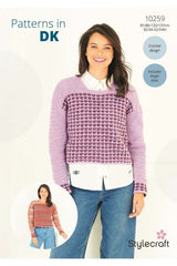 Stylecraft Colour Burst, Special & Recreate DK Pattern 10259 - Crochet Sweaters