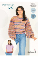 Stylecraft Colour Burst & Recreate DK Pattern 10260 - Sweaters