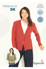 Stylecraft Colour Burst & Recreate DK Pattern 10262 - Cardigan & Sweater