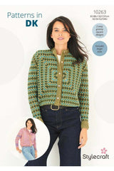 Stylecraft Colour Burst, Special & Recreate DK Pattern 10263 - Crochet Jackets
