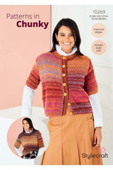 Stylecraft Dream Cloud Chunky Pattern 10269 - Sweater & Cardigan