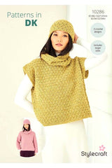 Stylecraft Naturals Pure Wool & Life DK Pattern 10286 - Textured Crochet Sweater, Tank & Hat
