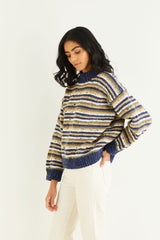 Hayfield Bonus Chunky Tweed Pattern 10343 - Sweater