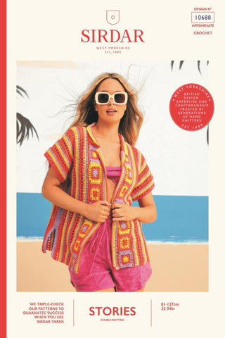 Sirdar Stories DK Pattern 10688 - Crochet "Miami Nice Shirt"