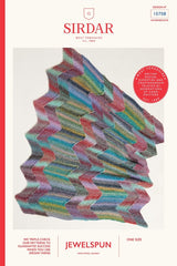 Sirdar Jewelspun with Wool Chunky Pattern 10708 - Making Waves Blanket