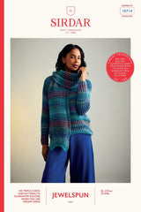 Sirdar Jewelspun Aran Pattern 10714 - Twilight Twin Set