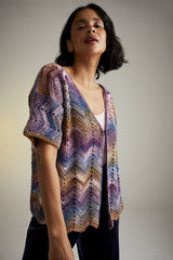 Sirdar Jewelspun Aran Pattern 10725 - Moonlit Bloom Crochet Cardigan
