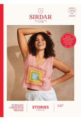 Sirdar Stories DK Pattern 10743 - Metro Square Crochet Top