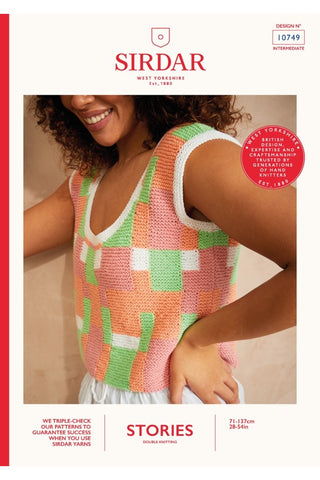Sirdar Stories DK Pattern 10749 - "Staycation Top"