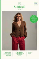Sirdar Loveful DK Pattern 10764 - Rare Earth Cardigan