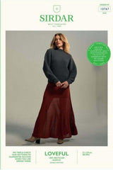 Sirdar Loveful DK Pattern 10767 - Windchill Roll Neck Sweater