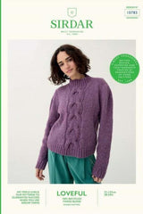 Sirdar Loveful Tweed DK Pattern 10783 - Puff Sleeve Sweater
