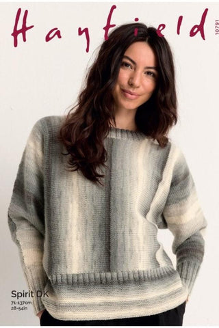 Sirdar Hayfield Spirit DK Pattern 10791 - Sweater