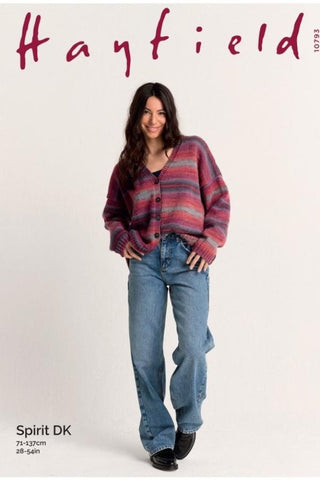 Sirdar Hayfield Spirit DK Pattern 10793 - Cardigan