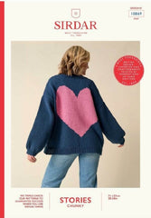 Sirdar Stories Chunky Pattern 10869 - Lovecore Cardigan