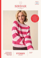 Sirdar Stories Chunky Pattern 10876 - Thank Me Later Sweater