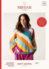 Sirdar Soft Down DK Pattern 10884 - Soft Statement Sweater