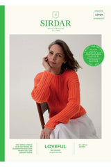 Sirdar Loveful Bio Blend DK Pattern 10909 - Trumpet Flower Sweater