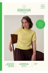 Sirdar Loveful Bio Blend DK Pattern 10914 - Ringwood Short Sleeve Sweater
