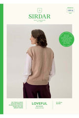 Sirdar Loveful Bio Blend DK Pattern 10916 - Barley Cable Top
