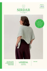 Sirdar Loveful Bio Blend DK Pattern 10918 - Climbing Ivy Lace Shawl