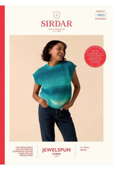 Sirdar Jewelspun Ombre Aran Pattern 10922 - Shade Shifting Circular Tank