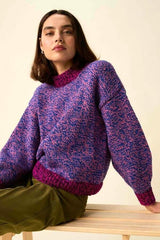 Sirdar Hayfield Bonus Marl Chunky Pattern 10944 - Ripple Round Neck Sweater