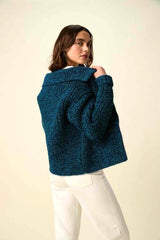 Sirdar Hayfield Bonus Marl Chunky Pattern 10949 - Embrace Collar Cardigan