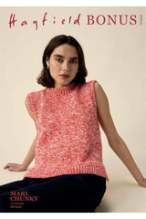 Sirdar Hayfield Bonus Marl Chunky Pattern 10952 - Twirl Round Neck Vest