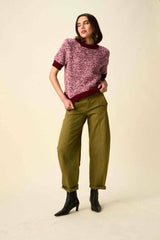 Sirdar Hayfield Bonus Marl Chunky Pattern 10953 - Spin Short Sleeve Sweater