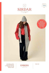 Sirdar Embers DK Pattern 10965 - Match Hat & Scarf