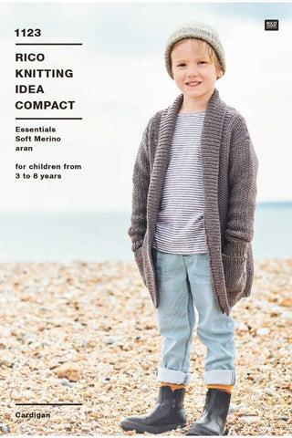 Rico Essentials Soft Merino Aran Pattern 1123 - Cardigan