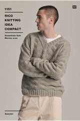 Rico Essentials Soft Merino Aran Pattern 1151 - Sweater