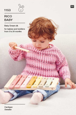 Rico Baby Dream DK Pattern 1153 - Cardigan & Sweater