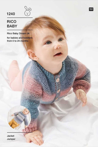 Rico Baby Dream DK Pattern 1240 - Jacket & Jumper
