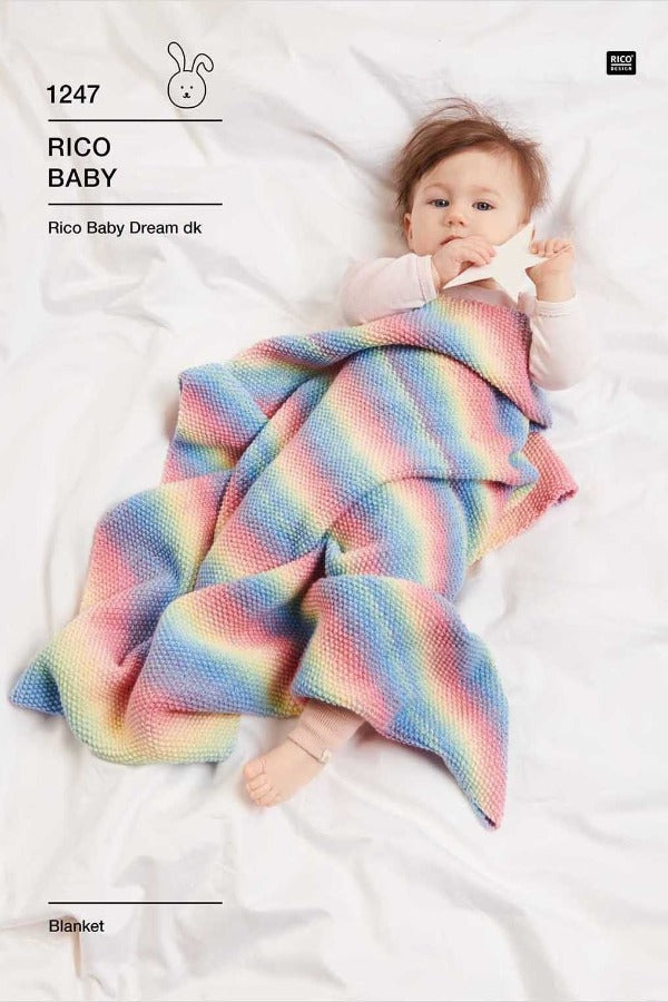 Rico Baby Dream DK Pattern 1247 - Blanket