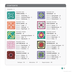 Book - 10 Granny Squares - 30 Blankets By Margaret Hubert