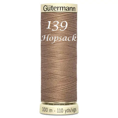 Haberdashery - Gütermann Sew-all thread 100m - Beige/Brown