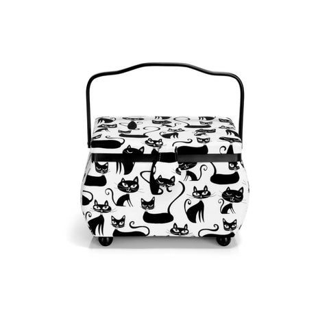 Haberdashery - Sewing Basket - Cats Design