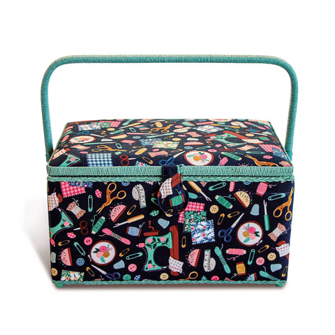 Haberdashery - Sewing Basket - Needle & Thread Design