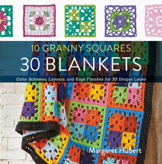 Book - 10 Granny Squares - 30 Blankets By Margaret Hubert