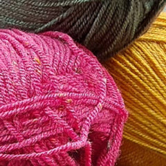 King Cole Fashion Aran Pattern 6097 - Sweater & Tank Top