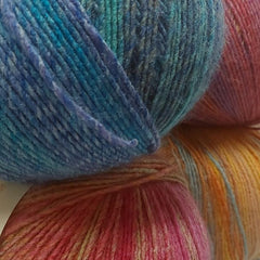 Sirdar Jewelspun Aran Pattern 10289 - Crochet Fringed Scarf