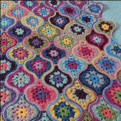 Mystical Lanterns - Stylecraft Life DK - Crochet Blanket Pattern by Janie Crow