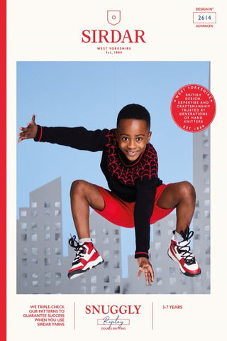 Sirdar Snuggly Replay DK Pattern 2614 - Super Web Sweater