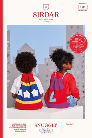 Sirdar Snuggly Replay DK Pattern 2622 - Super Gadget Bags